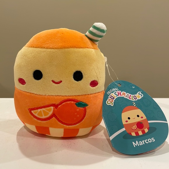 NWT 5” UNOPENED Marcos the Orange Juice 🍊 SCENTED Squishmallow Mystery Bag - Picture 3 of 6